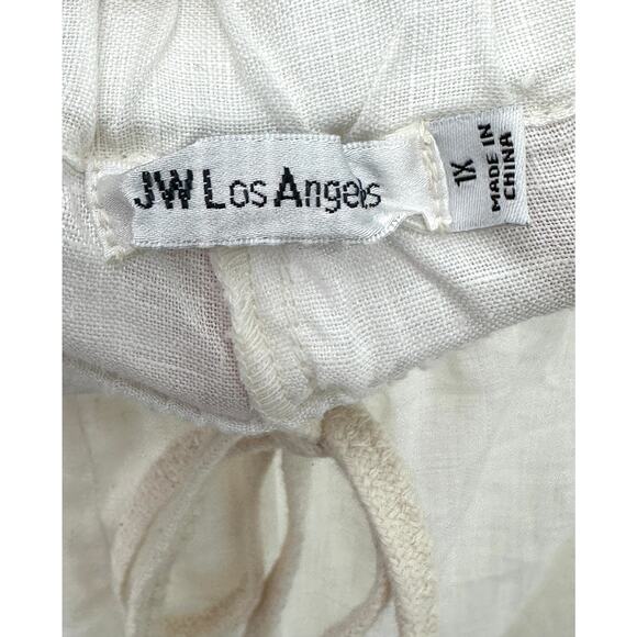 Johnny Was White Jessica Linen Jogger 1X - Picture 9 of 13